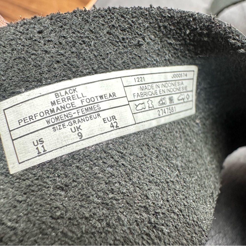 Merrell Juno Black wrap Strappy Sandals 11 - Picture 3 of 5